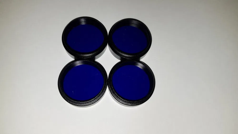 Filtru BG Schott - UV + "deep blue" + IR pentru astrografie si fotografie artistica [D = 1.25"] - imagine 3